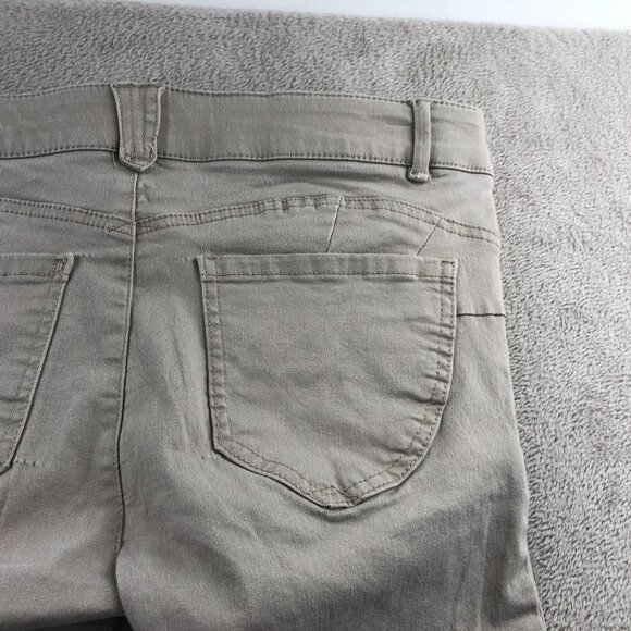 Democracy Womens Pants Size 6 "Ab"Solution Slim Straight Leg Khaki Casual Beige - Picture 8 of 11